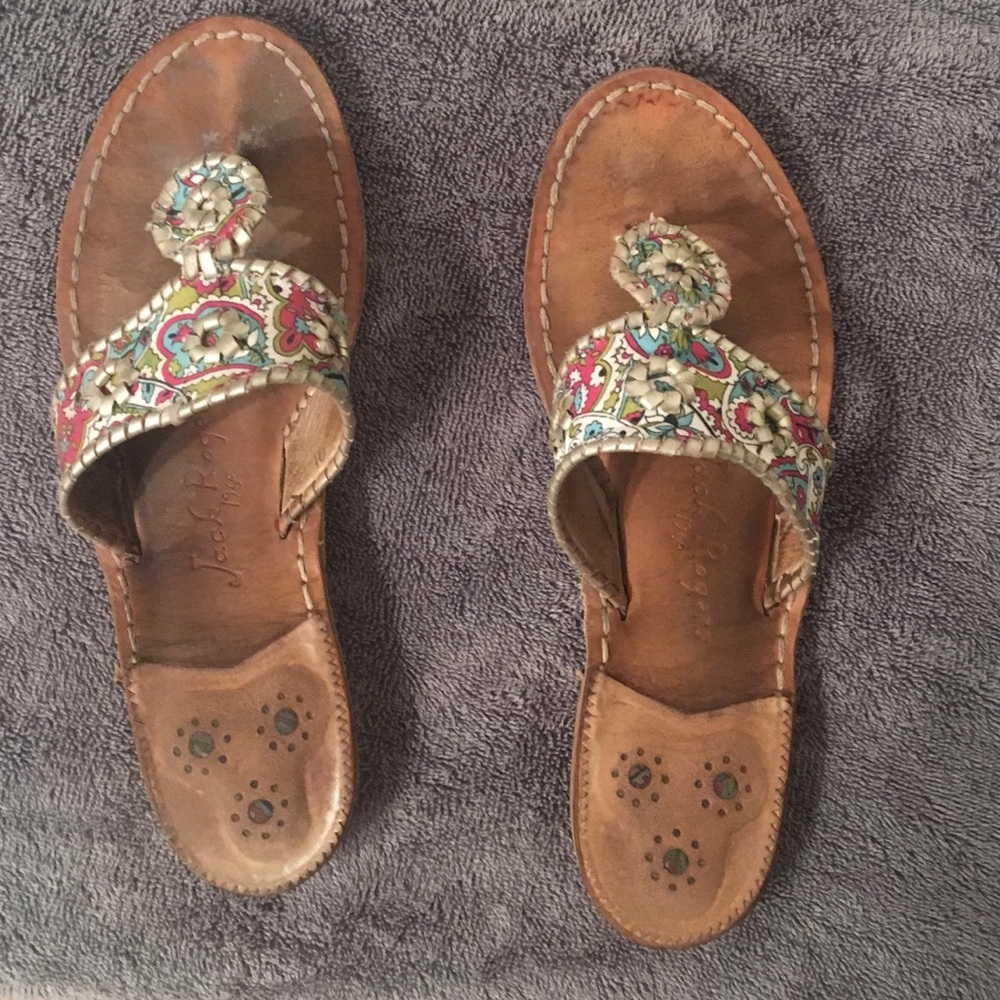 Jack Rogers paisley pattern-used play condition